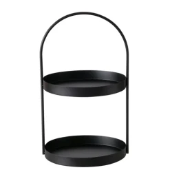 Présentoir de table en fer noir Joko - 27 x 26 x 44 cm