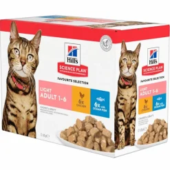 Pâtée féline adulte light multipack 12 x 85 g