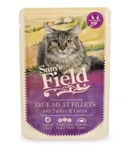 Pâtée pour chat en sachet à la dinde et aux carottes Sam's Field - 85 g