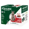 Pâtée "Vitalité effilés" pour chat adulte ou stérilisé au bœuf et aux haricots Équilibre & Instinct - 12 x 85 g