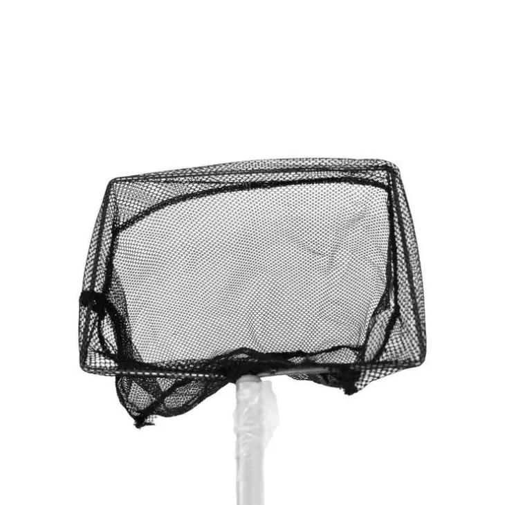 Épuisette grise avec manche en aluminium PondNets 105x20 cm