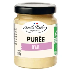 Pulpe d'ail bio en pot de 90 g