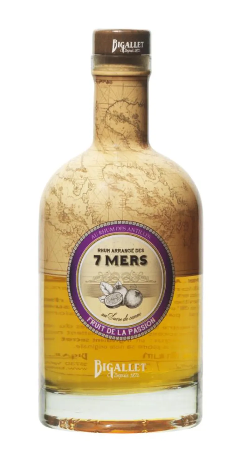 Punch au rhum fruits de la passion Bigallet - 70 cl