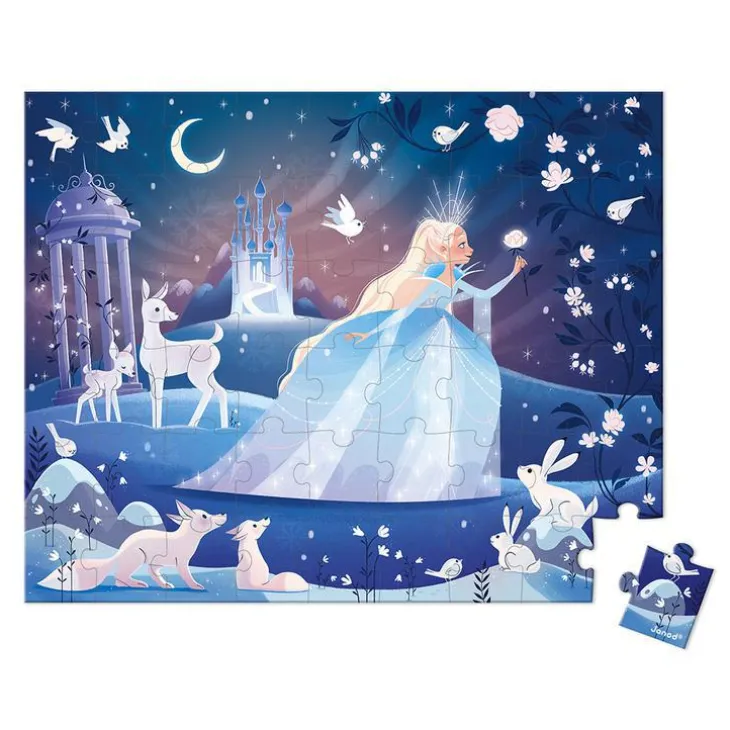 Puzzle féérie des glaces en carton Juratoys - 54 pièces
