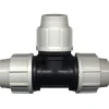 Raccord de compression avec té égal Plasson Ø 25 mm