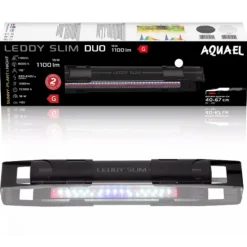 Rampe LED aquarium eau douce, duo Sunny & Plant, noir - AQUAEL Leddy Slim 2.0, 16 W