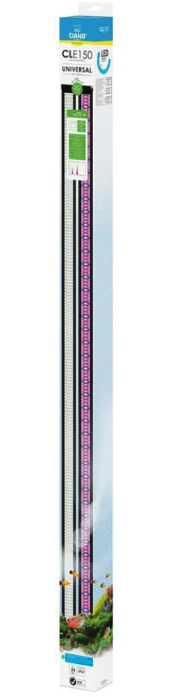 Rampe LED pour aquarium coloris noir Plantes Ciano - 150 cm
