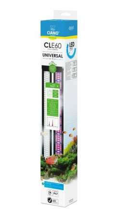Rampe LED pour aquarium coloris blanc Plantes Ciano - 60 cm