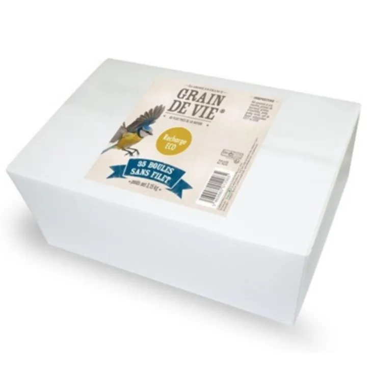 Recharge éco de 35 boules de graisse sans filet Grain de Vie - 3,15 kg