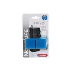Recharges mousse filtre Flow 200, lot de 2 - ZOLUX - modèle Foam 200