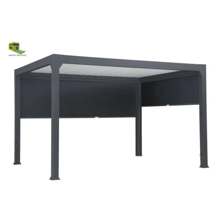 Rideau pour pergola gris sable Green Outside Actual - 3 m