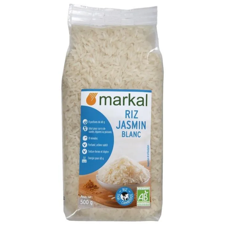 Riz jasmin blanc bio - 500 g