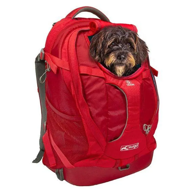 Sac à dos coloris rouge Kurgo G-Train