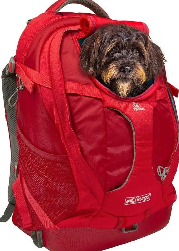 Sac à dos coloris rouge Kurgo G-Train