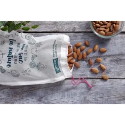 Sac à vrac taille S botanic® en coton bio
