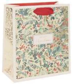 Sac cadeau cartonné motif Noël Pictura moyen modèle M