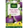 Sachet de graines de navet-légume blanc globe à collet violet