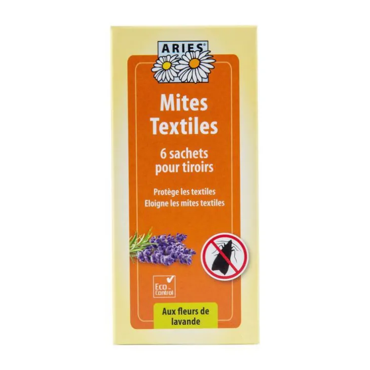 Sachets de protection contre les mites pour tiroirs boite de 6 pièces