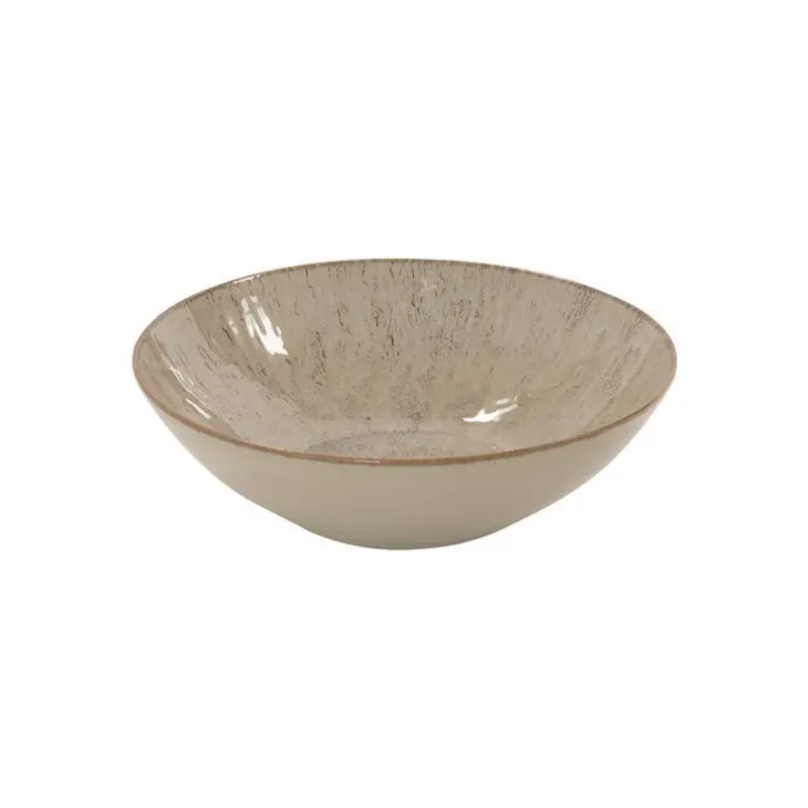 Saladier Akaris coloris beige en grès - Ø 24 cm