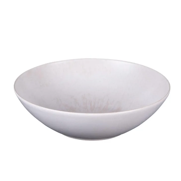 Saladier en grès beige Onyx - Ø 24 cm