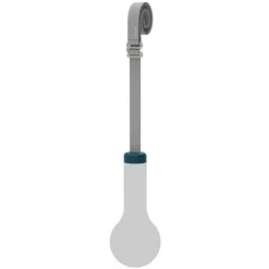 Sangle de suspension en polyester avec culot bleu Acapulco pour lampe Fermob Aplo - Ø 5 x 100 cm