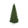 Sapin de Noël artificiel vert avec pommes de pin Norwich