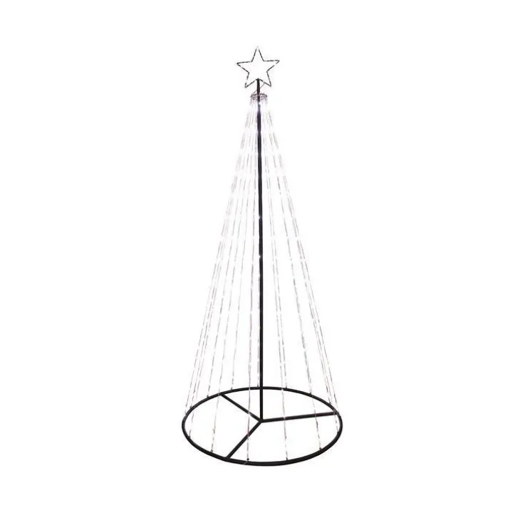 Sapin Micro LED 250/ H1,8 m Ø80 cm Blanc