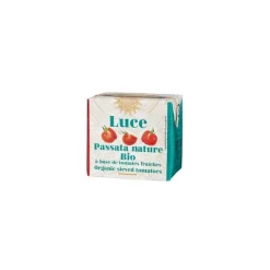 Sauce tomate Passata nature brique bio Luce - 500 g