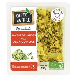 Saveurs des Andes aux deux quinoas bio Carte Nature - 160 g