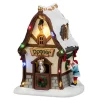 Scénette pour village de Noël Lemax Santa’s wonderland La maison de Donner
