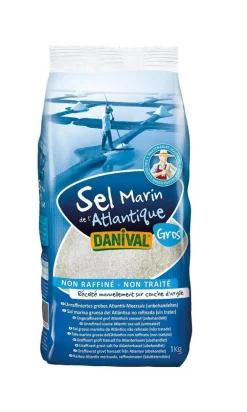 Sel gros de l'Atlantique DANIVAL 1 kg