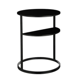 Selette Noah coloris noir en métal - Ø 45 cm