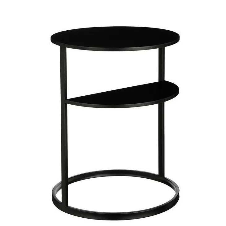 Selette Noah coloris noir en métal - Ø 45 cm