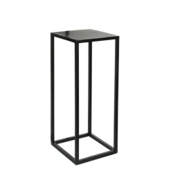 Sellette goa noir grand modèle 30 x 30 x 70 cm