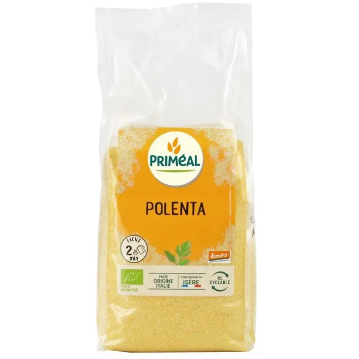 Semoule de maïs bio cuisson rapide en sachet de 500 g