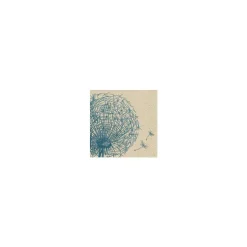Serviettes x25 2 plis recyclées Fly away 25x25 cm