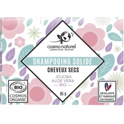 Shampoing solide Cheveux secs Étui 85 g multicolore