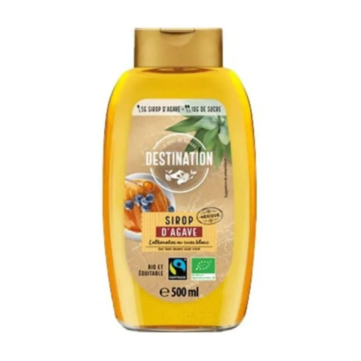 Sirop d'agave bio équitable Destination - 500 ml