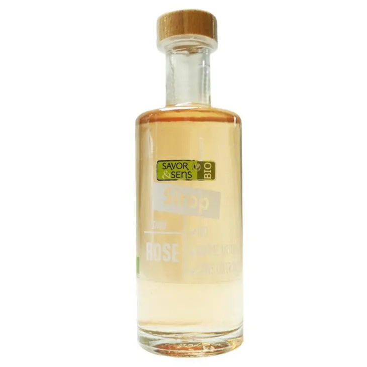 Sirop de rose bio - bouteille de 25 cl