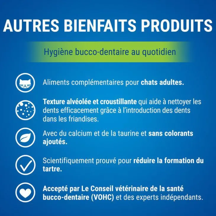 Snack à mâcher pour chat Dentalife Cat Saumon 40 g