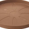 Soucoupe en plastique recyclé Deroma Origin Cotto - Ø 25 x H 2,3 cm