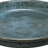 Soucoupe en terre cuite émaillée bleu vert Deroma Lagos - Ø 17 cm