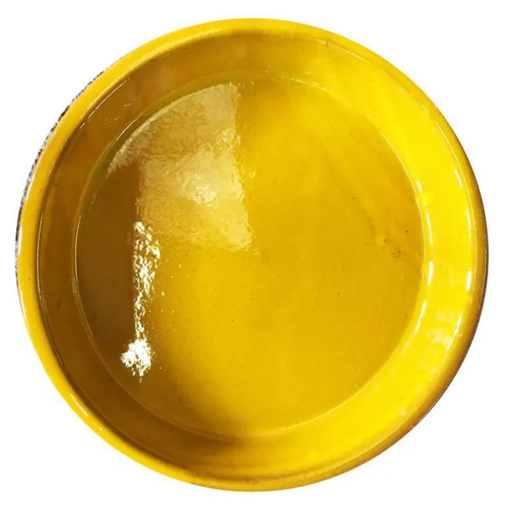 Soucoupe en terre émaillée couleur Ibiza Sunshine - Ø 14 cm