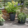 Soucoupe gris anthracite pour pot Poetic Joy 40 - Ø 30 x H 3,8 cm