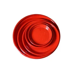Soucoupe Les Poteries d'Albi coloris Coquelicot - Ø 30 cm