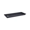 Soucoupe rectangulaire en plastique recyclé living noir Elho - 100 x 38 cm