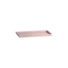 Soucoupe rectangulaire Poterie Goicoechea terre claire - 58 x 24 cm