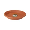 Soucoupe Ronde couleur terre cuite - Ø 17x2.6 cm