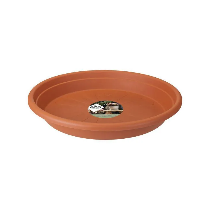 Soucoupe Ronde couleur terre cuite - Ø 25x3.7 cm