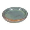 Soucoupe ronde en grès émaillé coloris jadevert Ø 24 x 3,5 cm